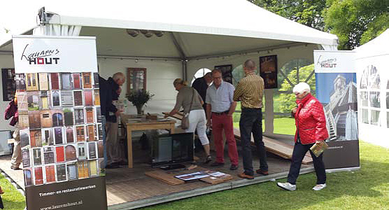 Nieuwe wonen tent van Laurenshout