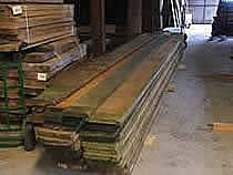 douglas (oregon pine) delen, ongeschaafd